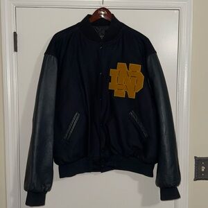 Holloway Jackets Coats Notre Dame Monogram Letterman Jacket